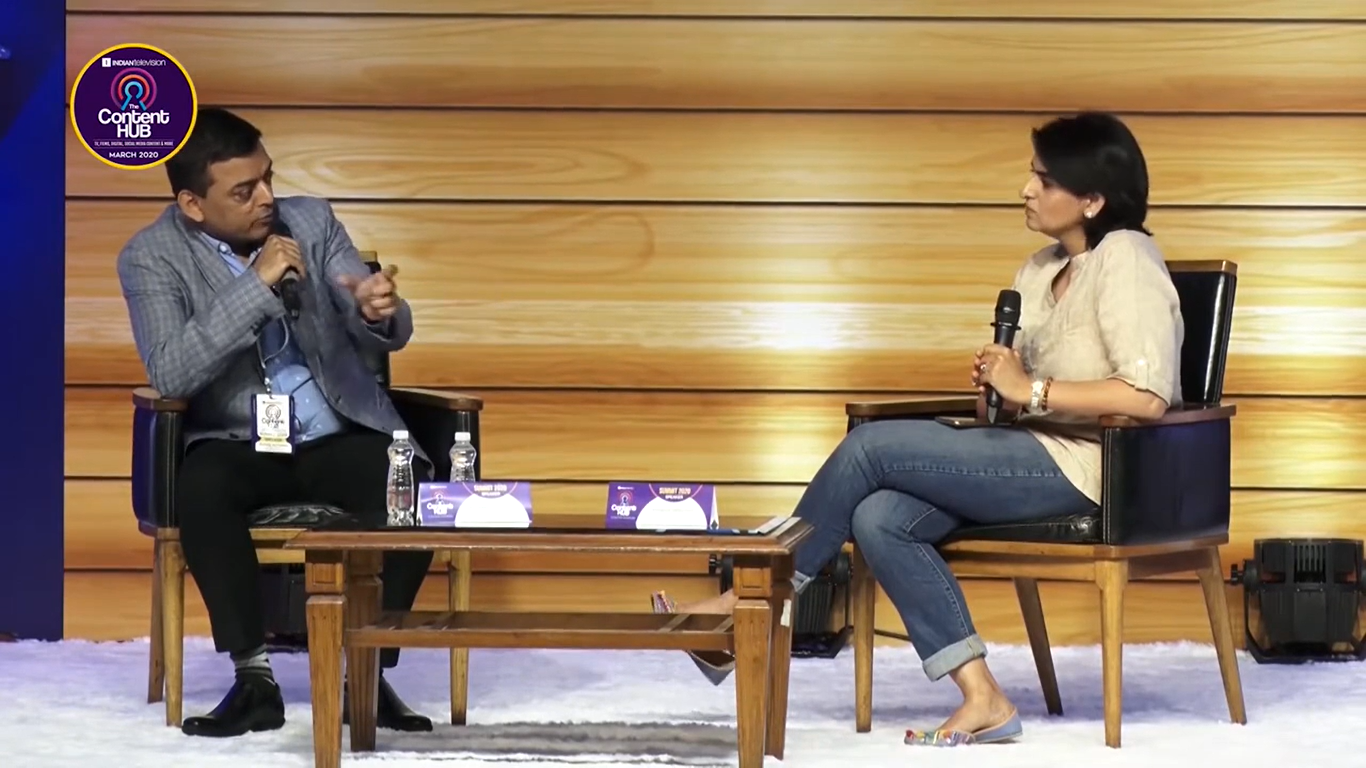 Anuraag Srivastava , Co- founder , Rainshine Entertainment in conversation with Monisha Katiyal.