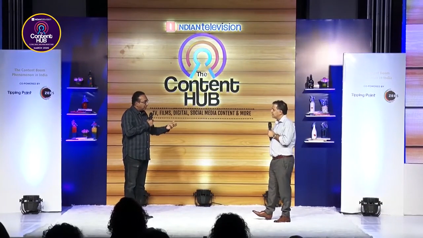 Sameer Nair, CEO, Applause Entertainment in conversation with Raj Nayak at The Content Hub 2020