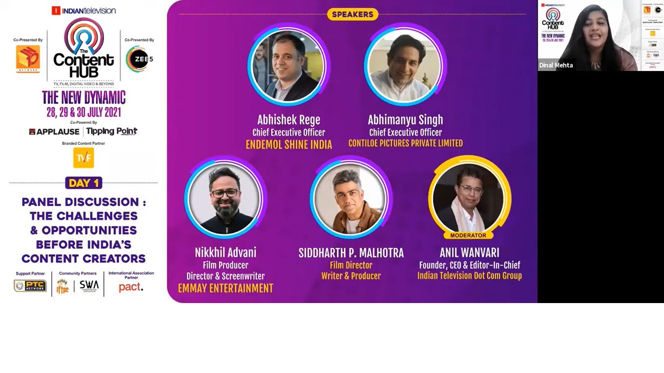 The Content Hub 2021 Day 1_ Panel 1 - The Challenges & Opportunities Before India's Content Creators