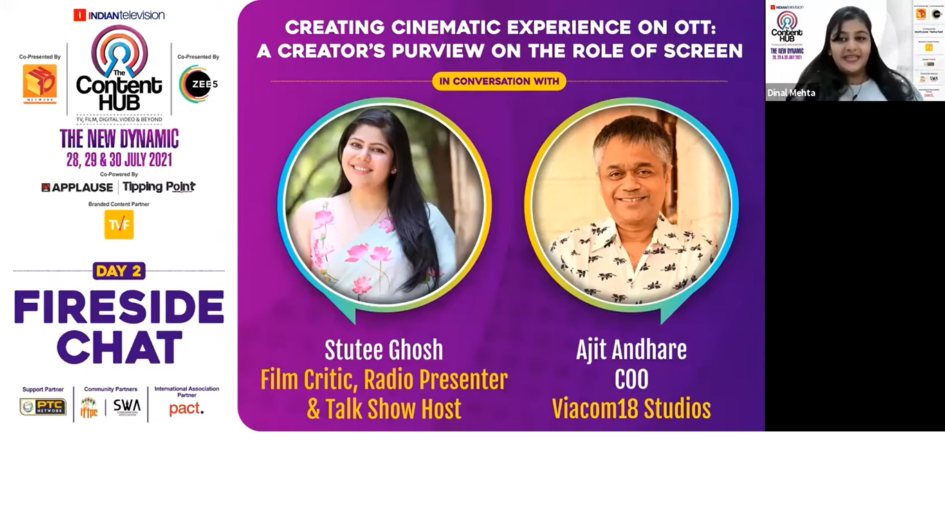 The Content Hub 2021_ Creating Cinematic Experience on OTT_ A Creators Purview on the Role of Screen