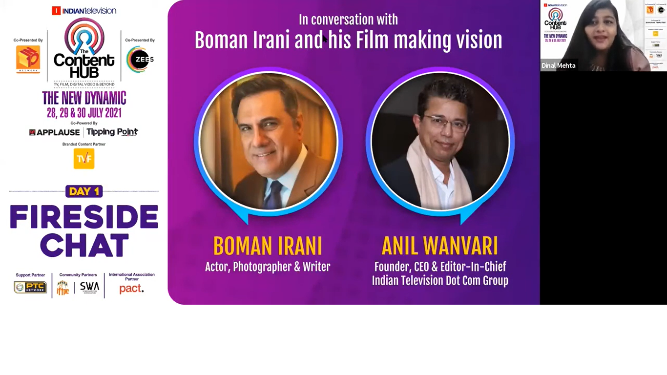 The Content Hub Day 1_ Fireside Chat_ In Conversation with Boman Irani & His Film Making Vision.